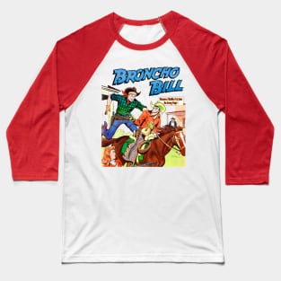 Money Western  Horse Cowboy Retro Broncho Bill Comic Baseball T-Shirt